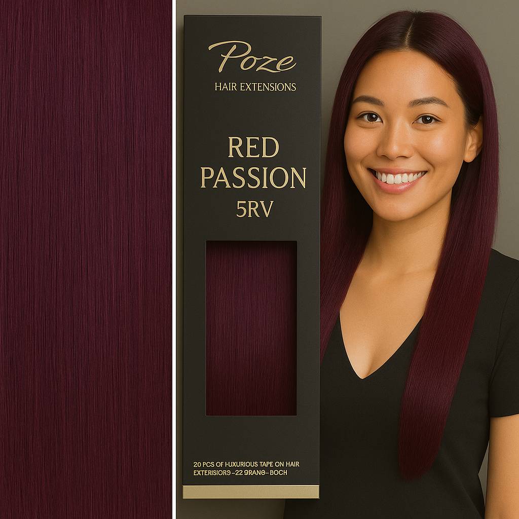 Keratina / Uñas Cabello Estándar - 5RV Pasión Roja