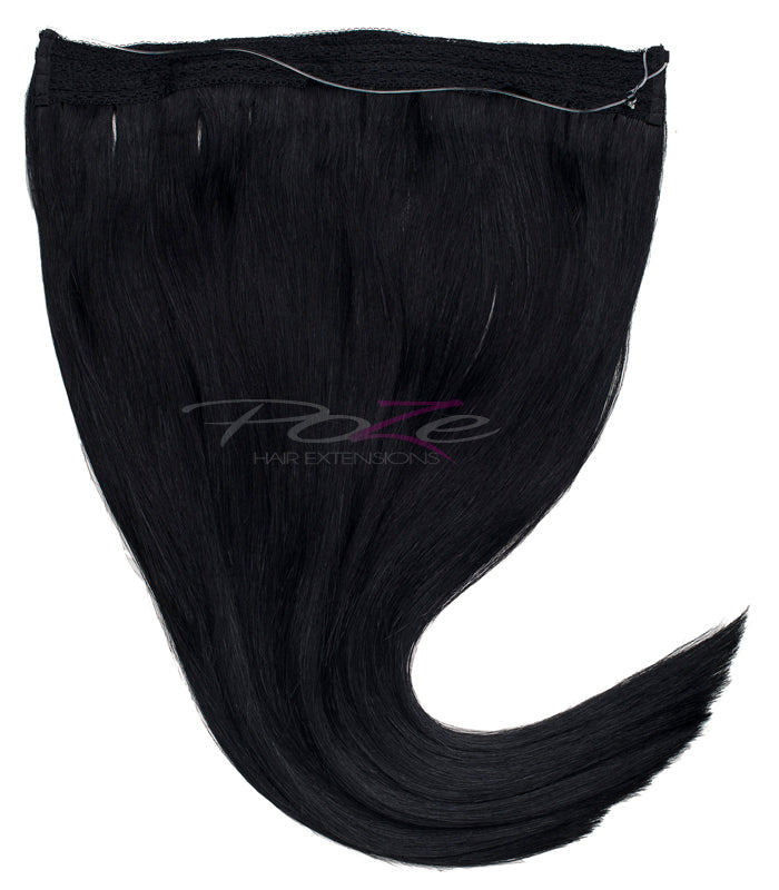 Extensiones Poze Standard con alambre y clip - Negro Medianoche 1N
