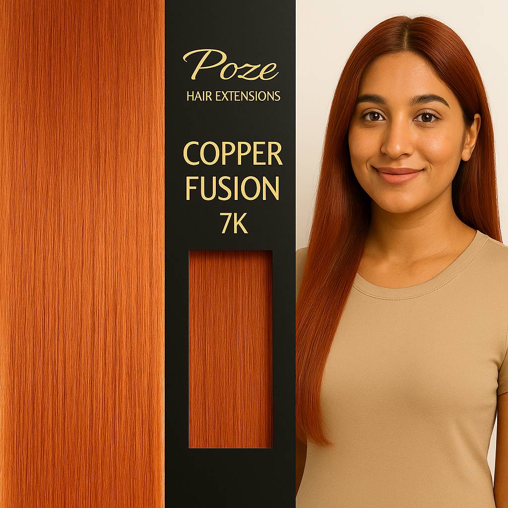 Keratina / Uñas Cabello Estándar - 7K Fusión Cobre