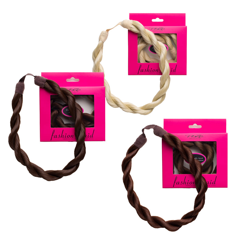 Trenza de moda Poze - Giro romántico platino+ 1001